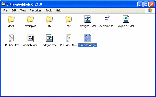 The Oddjob Installation Folder
